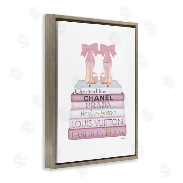 Stupell Industries Amanda Greenwood | Pastel Pink Heels & Books