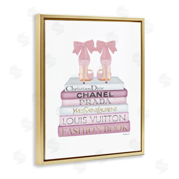 Stupell Industries Amanda Greenwood | Pastel Pink Heels & Books