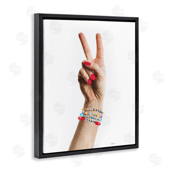Stupell Industries Amanda Greenwood | Peace Sign Hand