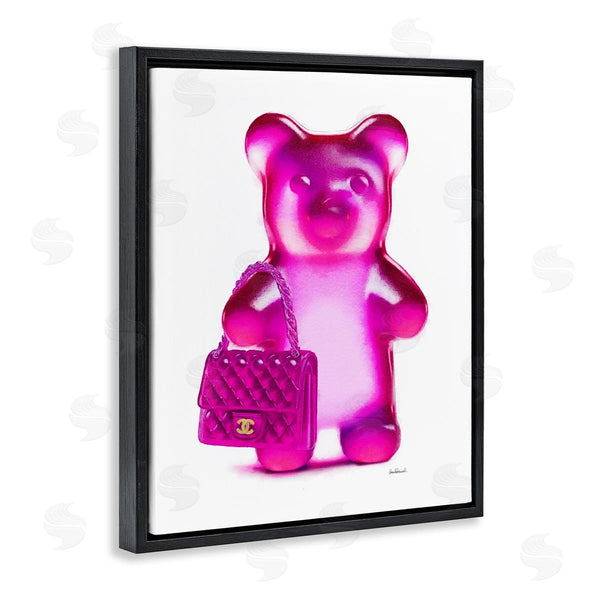 Stupell Industries Amanda Greenwood | Pink Bear & Purse