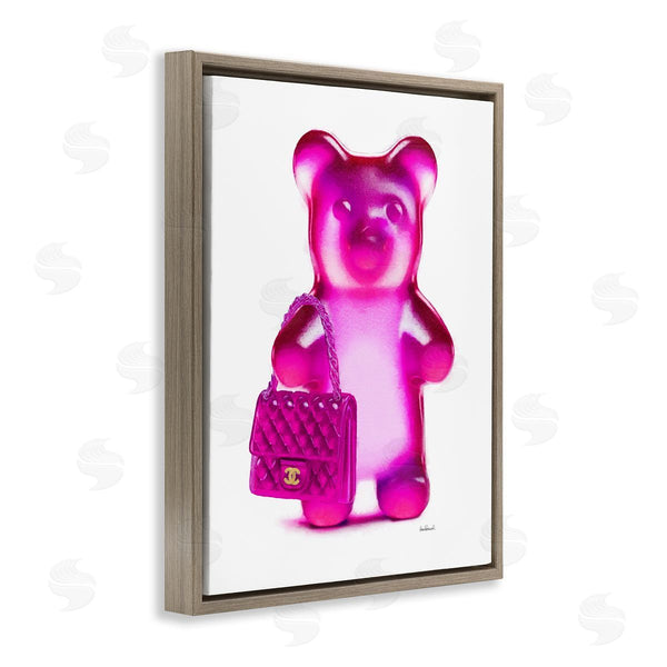 Stupell Industries Amanda Greenwood | Pink Bear & Purse