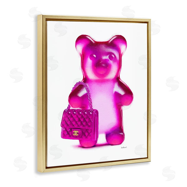 Stupell Industries Amanda Greenwood | Pink Bear & Purse