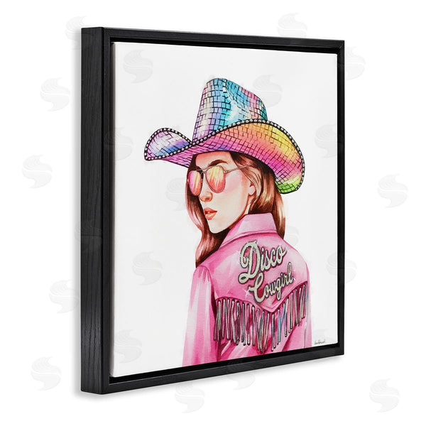 Stupell Industries Amanda Greenwood | Pink Disco Cowgirl
