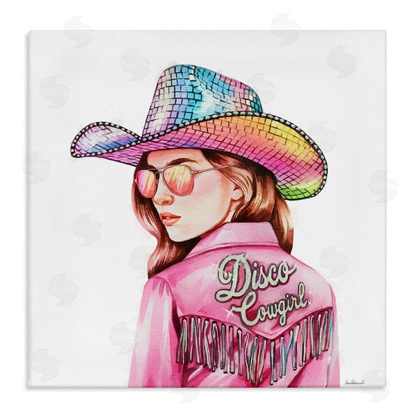stupell industries Amanda Greenwood | Pink Disco Cowgirl