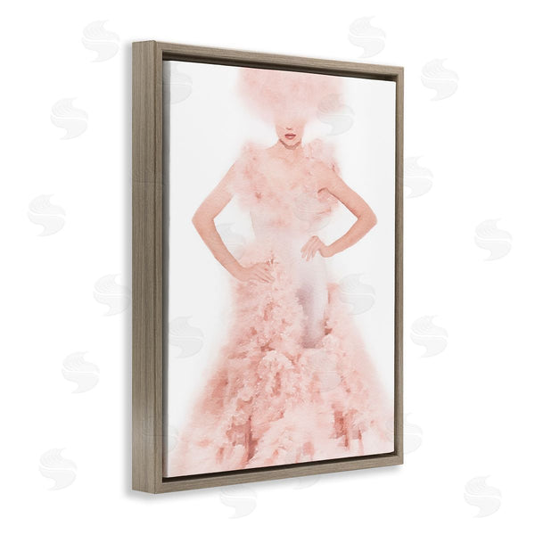 Stupell Industries Amanda Greenwood | Pink Dress Fashion Illustration