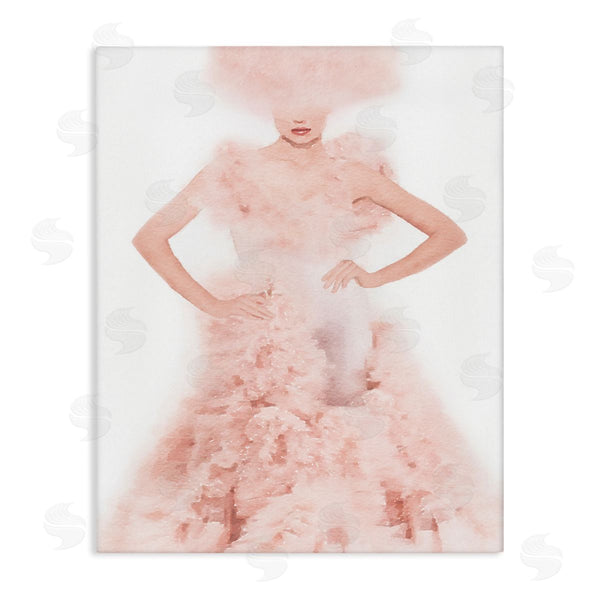 stupell industries Amanda Greenwood | Pink Dress Fashion Illustration