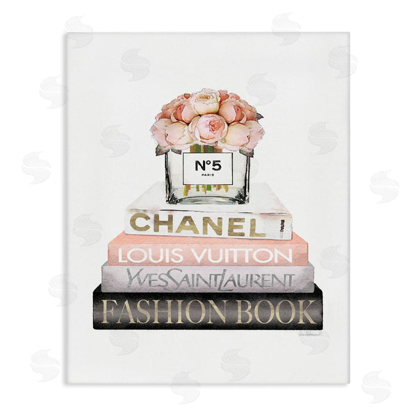 stupell industries Amanda Greenwood | Pink Fashion Book Stack