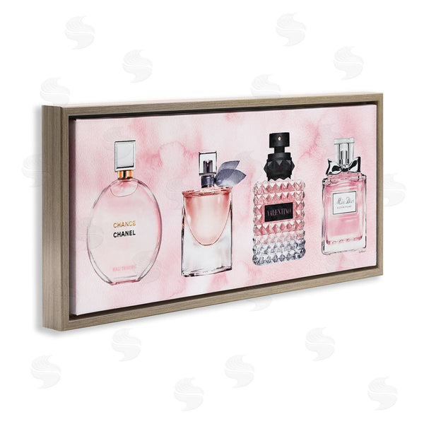 Stupell Industries Amanda Greenwood | Pink Fashion Fragrance Bottles Wall Art