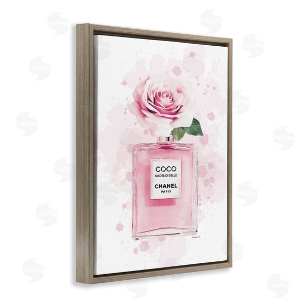 Stupell Industries Amanda Greenwood | Pink Flower Perfume Wall Art