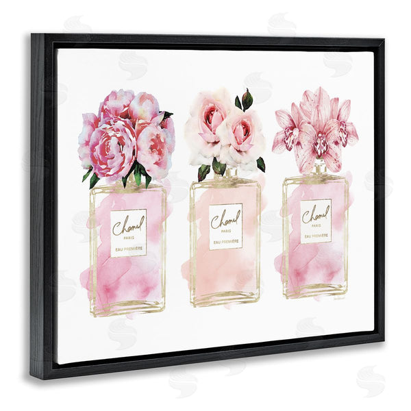Stupell Industries Amanda Greenwood | Pink Flowers & Perfumes Glam Fashion