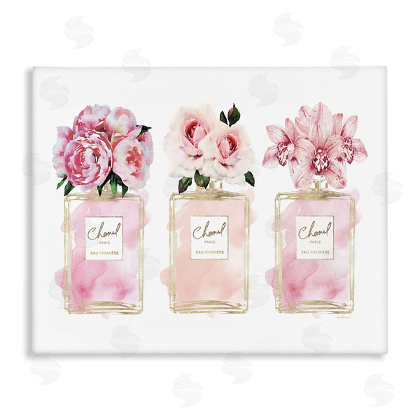 stupell industries Amanda Greenwood | Pink Flowers & Perfumes Glam Fashion