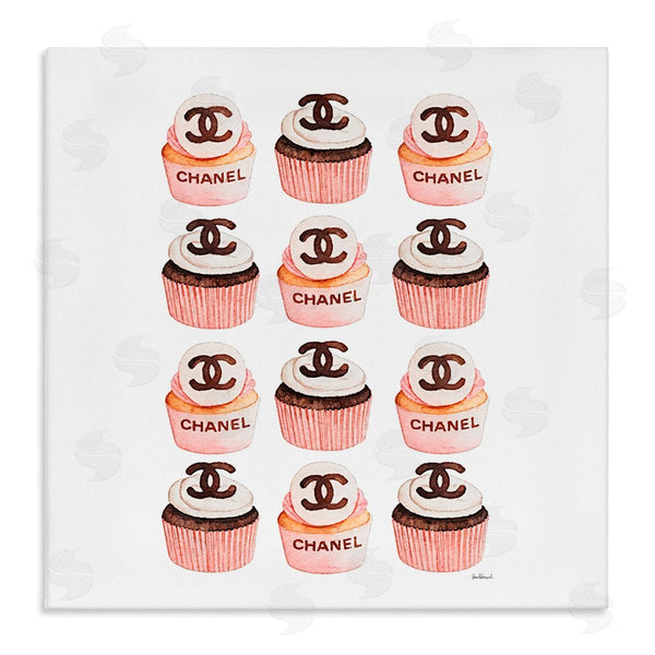 stupell industries Amanda Greenwood | Pink Glam Brand Cupcakes