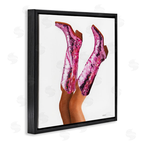 Stupell Industries Amanda Greenwood | Pink Glam Cowgirl Boots