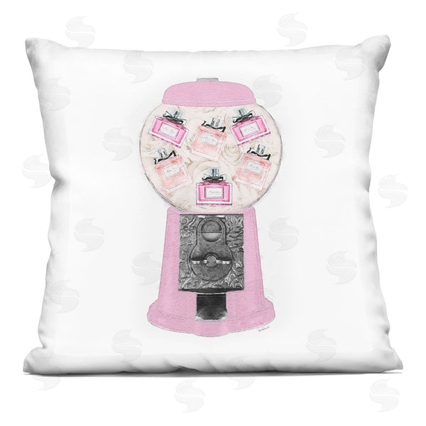 stupell industries Amanda Greenwood | Pink Glam Fashion Designer Candy Machine Printed Throw Pillow