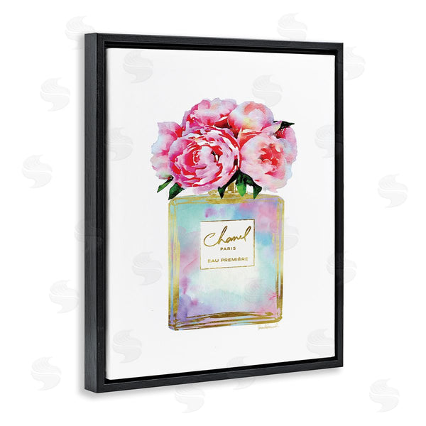Stupell Industries Amanda Greenwood | Pink Gold Flower Perfume Fashion