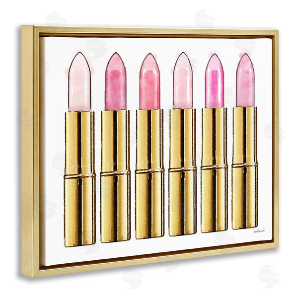 Stupell Industries Amanda Greenwood | Pink Gold Lipstick Glam Fashion