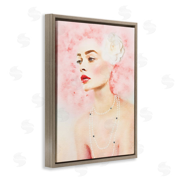 Stupell Industries Amanda Greenwood | Pink Hair Fashion Portrait