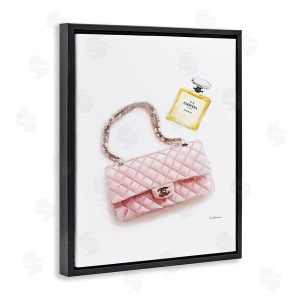 Stupell Industries Amanda Greenwood | Pink Purse Gold Perfume