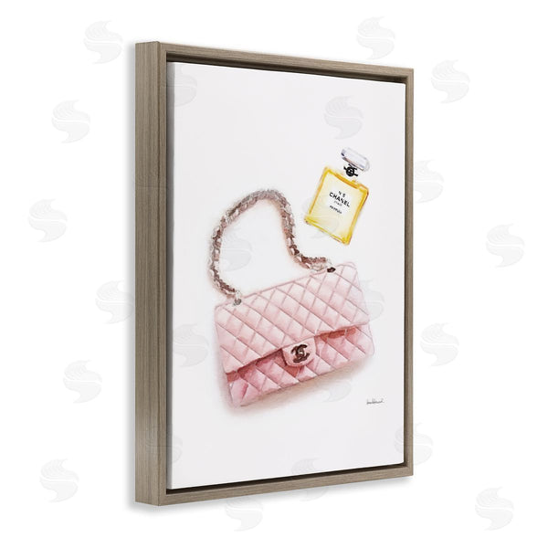 Stupell Industries Amanda Greenwood | Pink Purse Gold Perfume