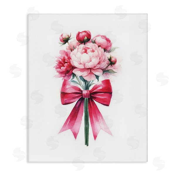 stupell industries Amanda Greenwood | Pink Ribbon Bouquet Wall Art