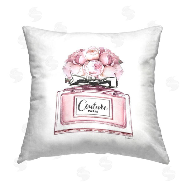 stupell industries Amanda Greenwood | Pink Roses Perfume Printed Throw Pillow