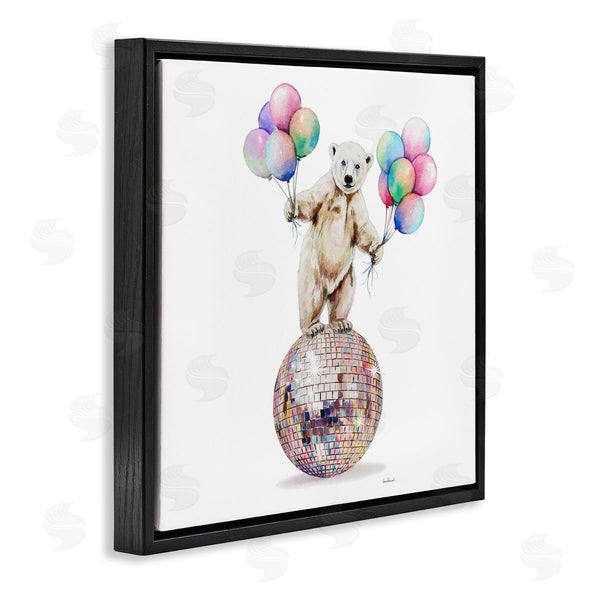 Stupell Industries Amanda Greenwood | Polar Bear & Balloons Wall Art