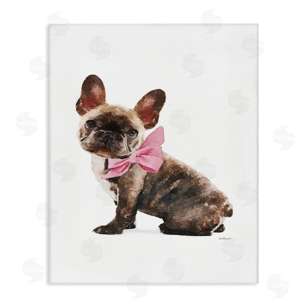 stupell industries Amanda Greenwood | Puppy Pink Bow Cute Pet Dog