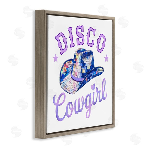 Stupell Industries Amanda Greenwood | Purple Disco Cowgirl Hat