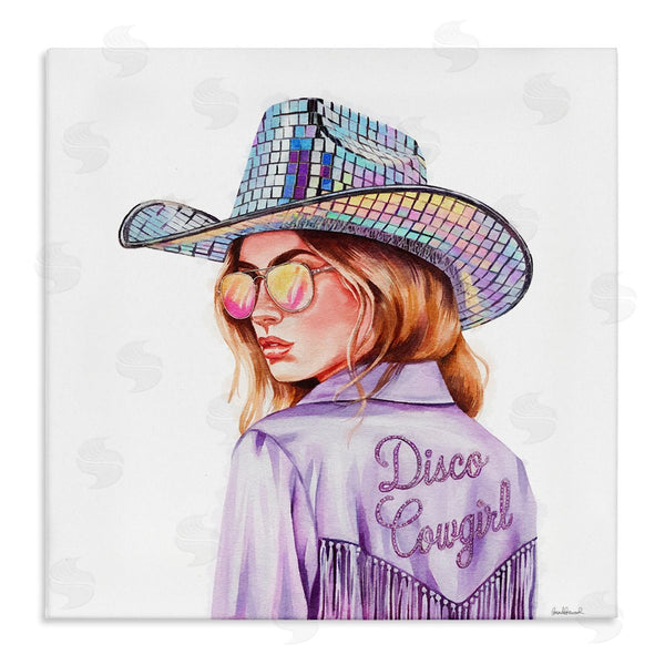 stupell industries Amanda Greenwood | Purple Disco Cowgirl
