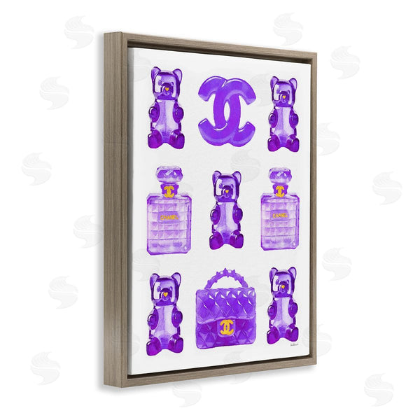 Stupell Industries Amanda Greenwood | Purple Glam Gummy Candy