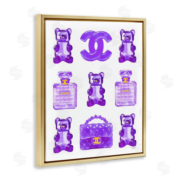 Stupell Industries Amanda Greenwood | Purple Glam Gummy Candy