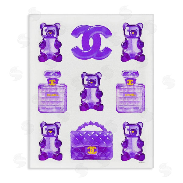 stupell industries Amanda Greenwood | Purple Glam Gummy Candy