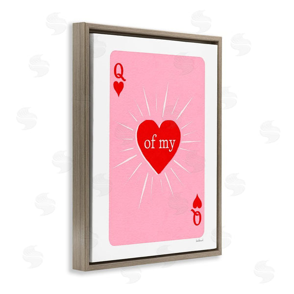 Stupell Industries Amanda Greenwood | Queen Of My Heart Card Wall Art