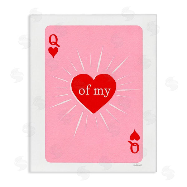 stupell industries Amanda Greenwood | Queen Of My Heart Card Wall Art