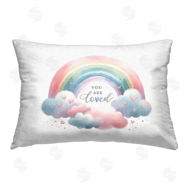 Stupell Industries Amanda Greenwood | Rainbow With Soft Hearts