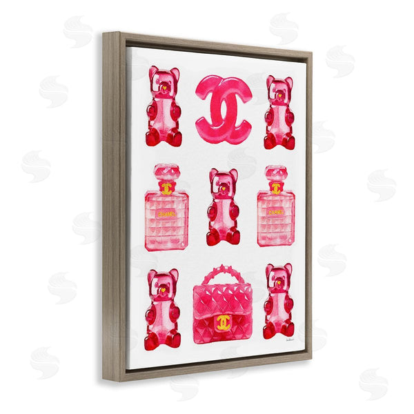 Stupell Industries Amanda Greenwood | Red Glam Gummy Candy