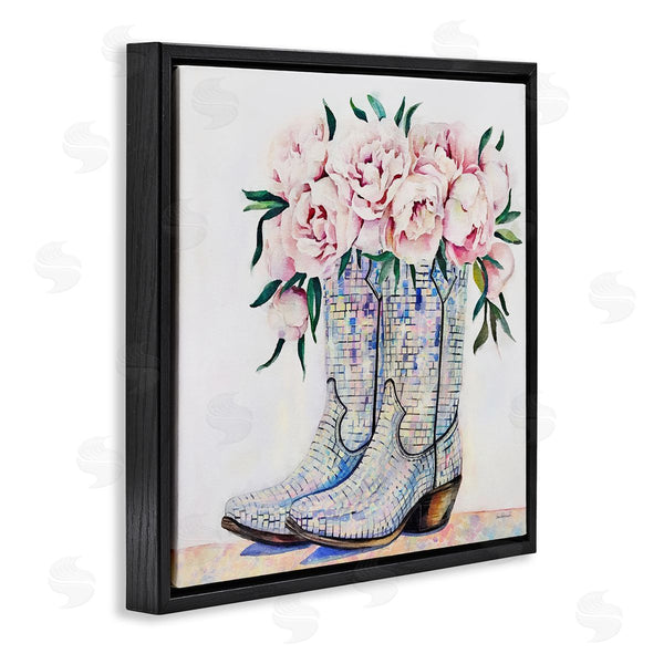Stupell Industries Amanda Greenwood | Rose Filled Cowgirl Boots
