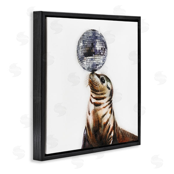 Stupell Industries Amanda Greenwood | Seal Balancing Disco Ball