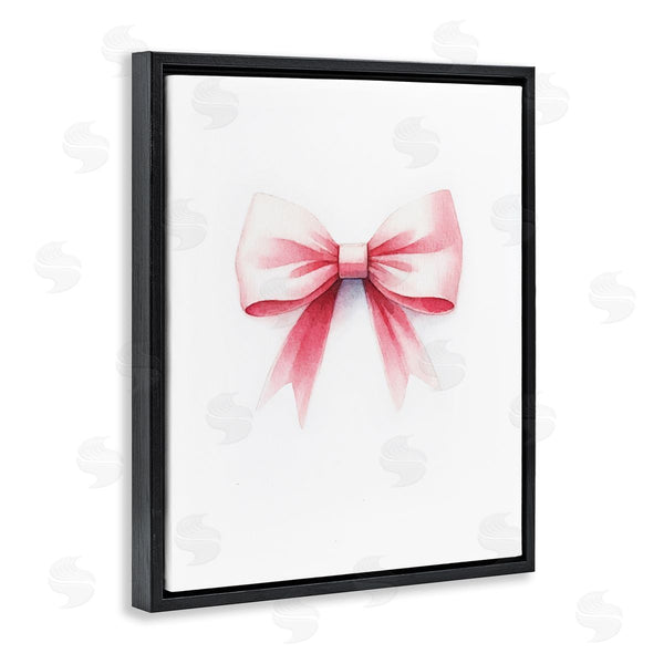 Stupell Industries Amanda Greenwood | Soft Fading Pink Bow Wall Art