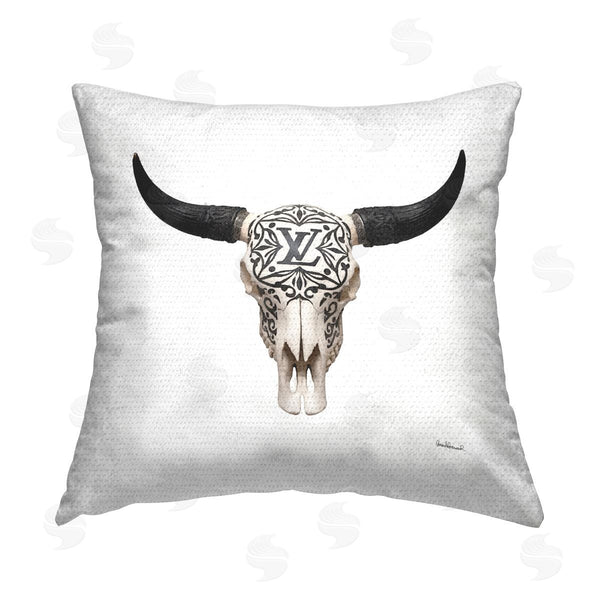 Stupell Industries Amanda Greenwood | Southwestern Glam Skull Printed Throw Pillow