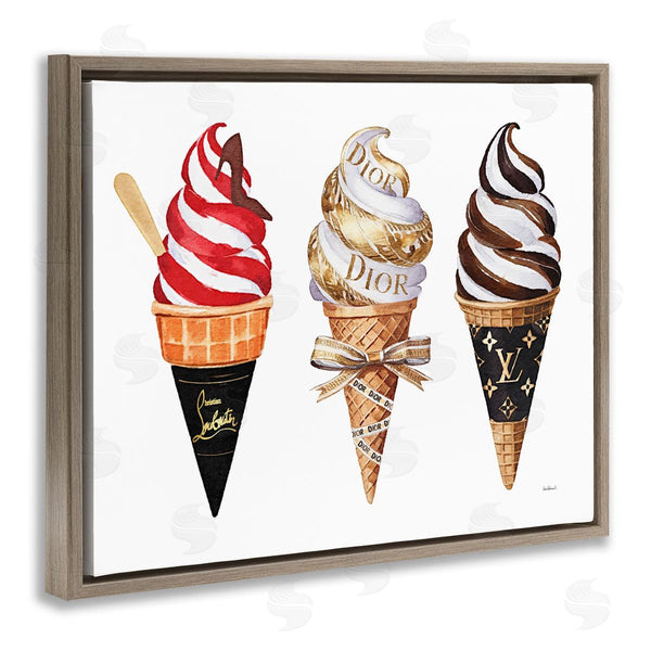 Stupell Industries Amanda Greenwood | Swirled Glam Ice Cream