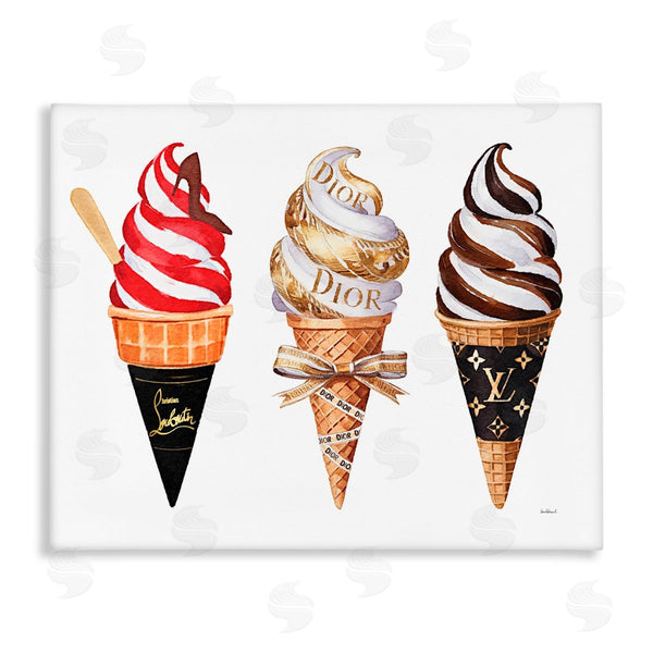 stupell industries Amanda Greenwood | Swirled Glam Ice Cream