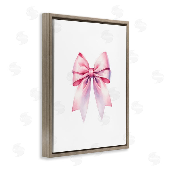 Stupell Industries Amanda Greenwood | Symmetrical Pink Bow Wall Art