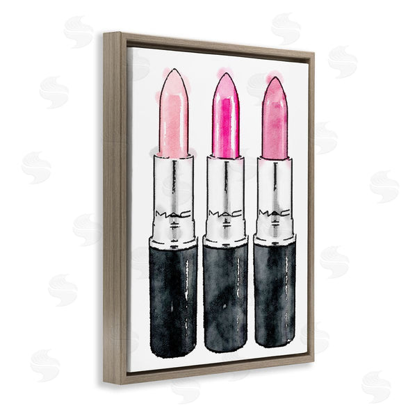 Stupell Industries Amanda Greenwood | Three Pink Lipsticks