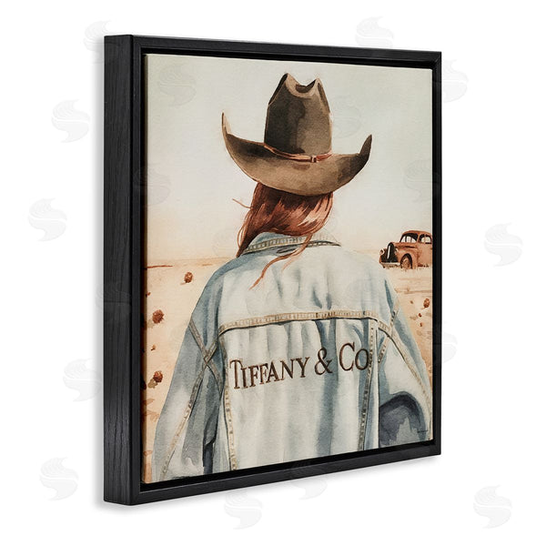 Stupell Industries Amanda Greenwood | Trendy Brunette Cowgirl Wall Art