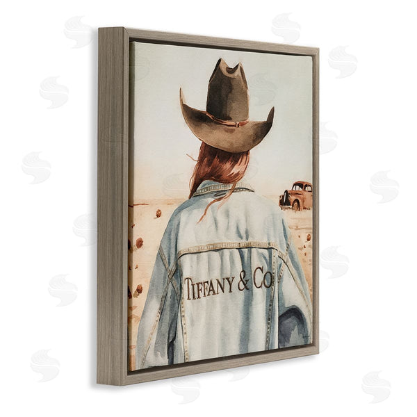Stupell Industries Amanda Greenwood | Trendy Brunette Cowgirl Wall Art