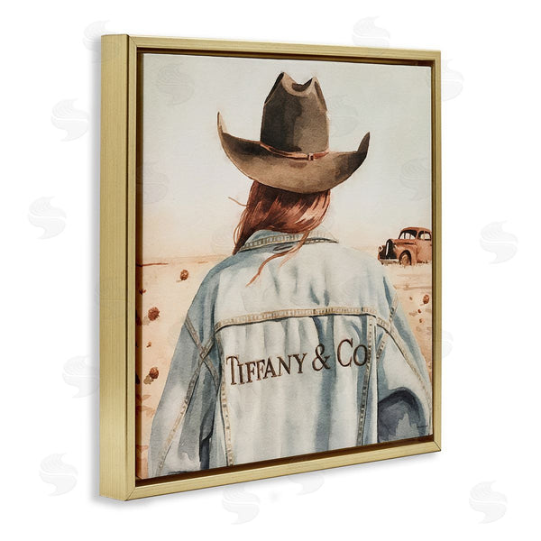 Stupell Industries Amanda Greenwood | Trendy Brunette Cowgirl Wall Art