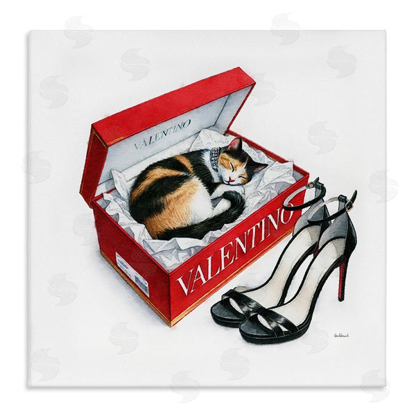 stupell industries Amanda Greenwood | Trendy Cat Shoebox Wall Art