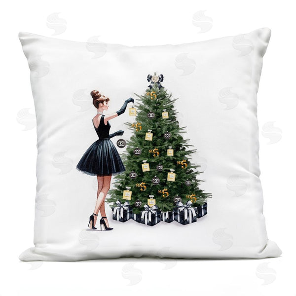 Stupell Industries Amanda Greenwood | Trendy Christmas Tree Printed Throw Pillow