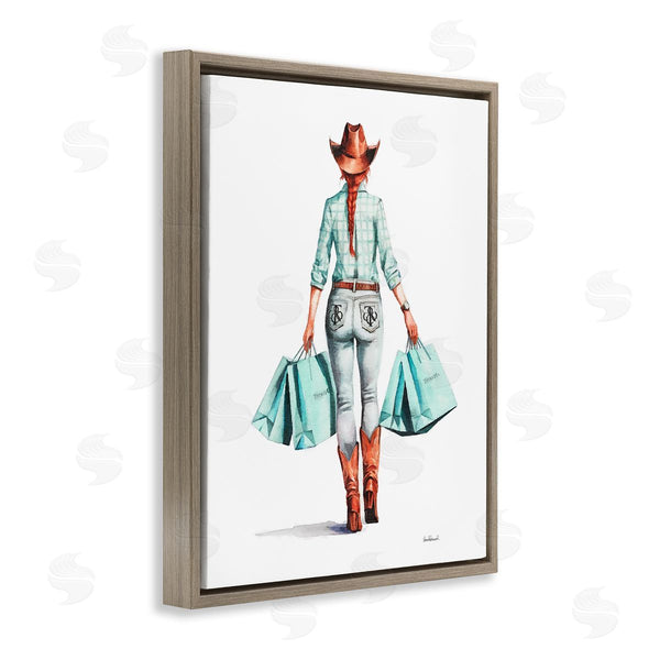 Stupell Industries Amanda Greenwood | Trendy Country Cowgirl